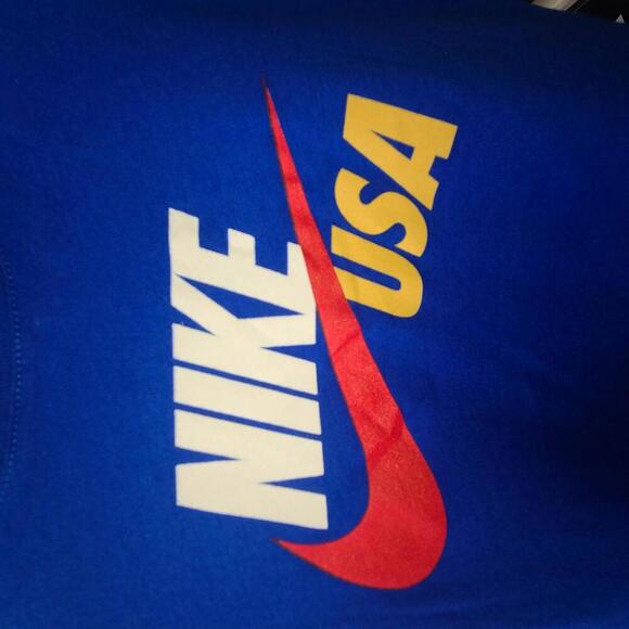 Nike USA Kids T-Shirt - Bright Blue - Size 6 - Picture 2 of 5